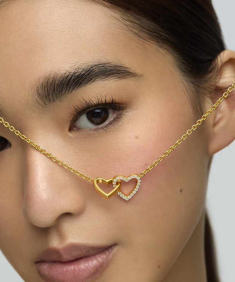 KIN Duo Heart Necklace